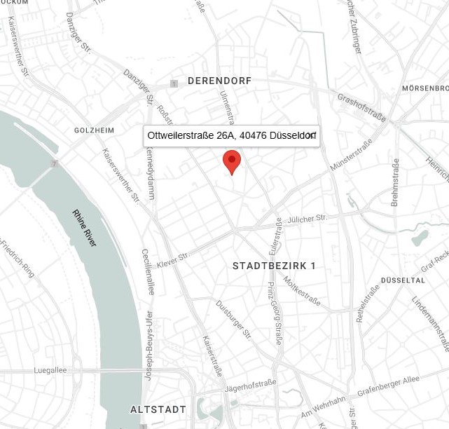Location map of Your Movement Düsseldorf